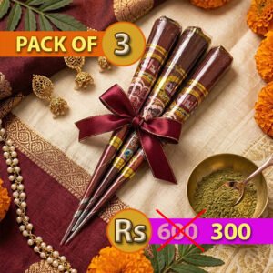 Pack of 3 Shandana Bridal Cone